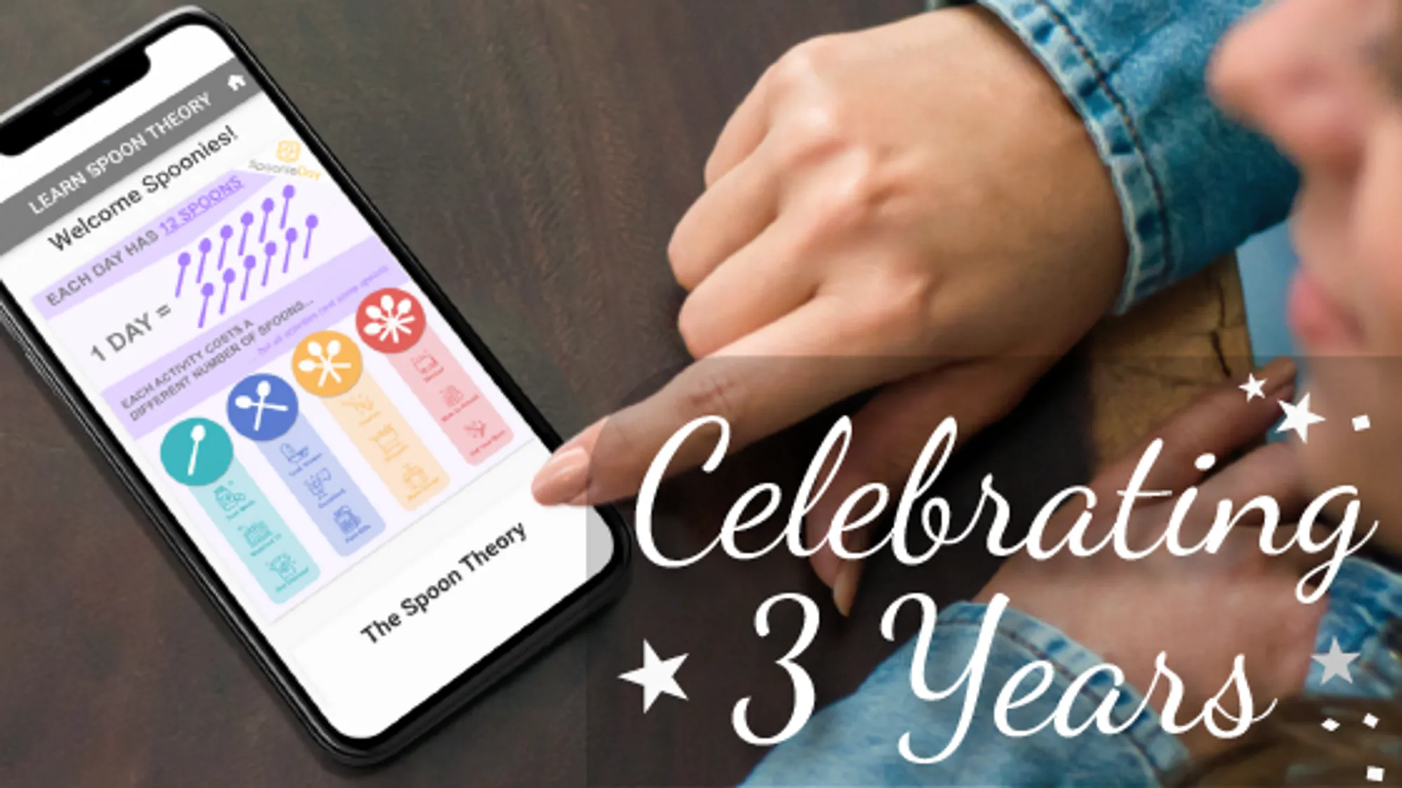 Cover for Spoonie Day App Celebrates Three Years