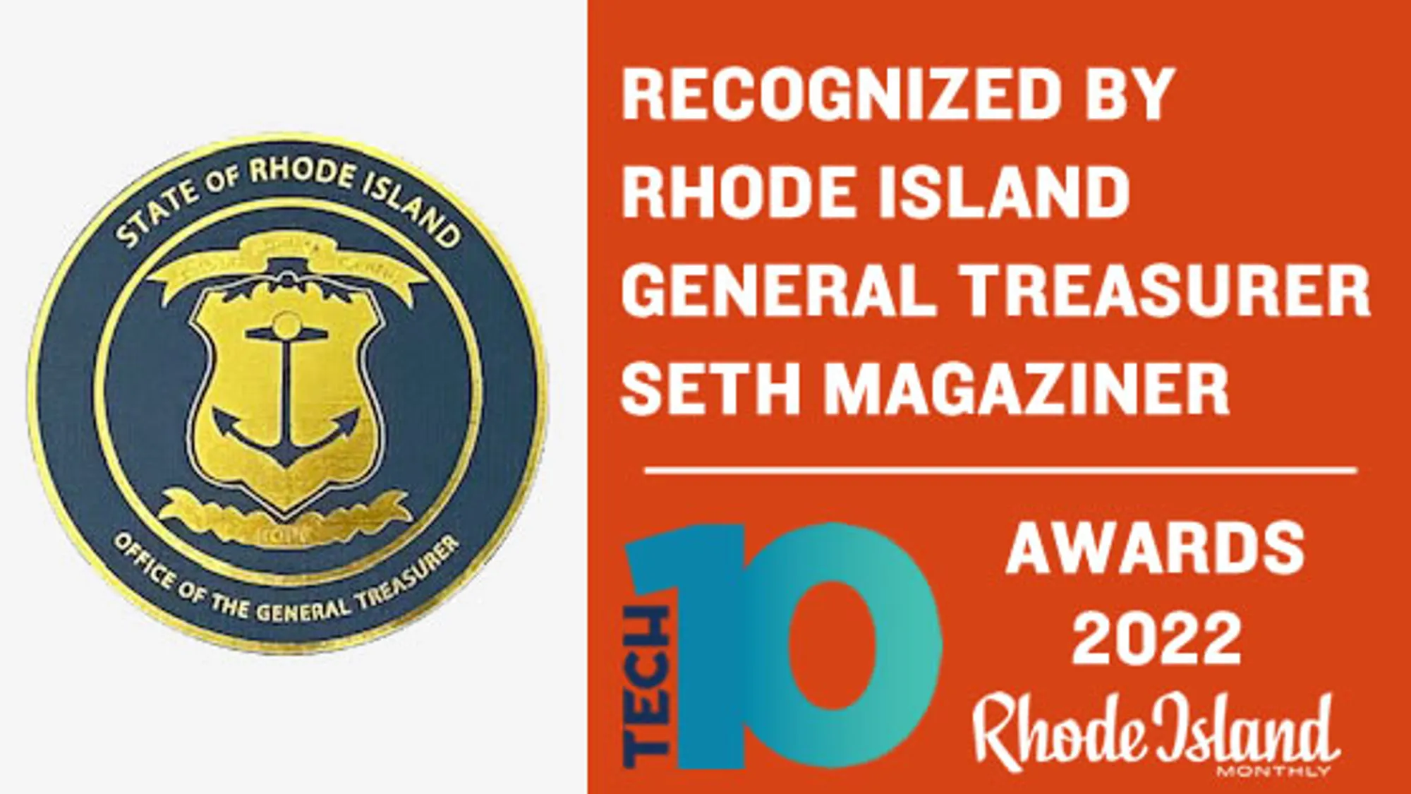 Cover for Recognized By Rhode Island General Treasurer