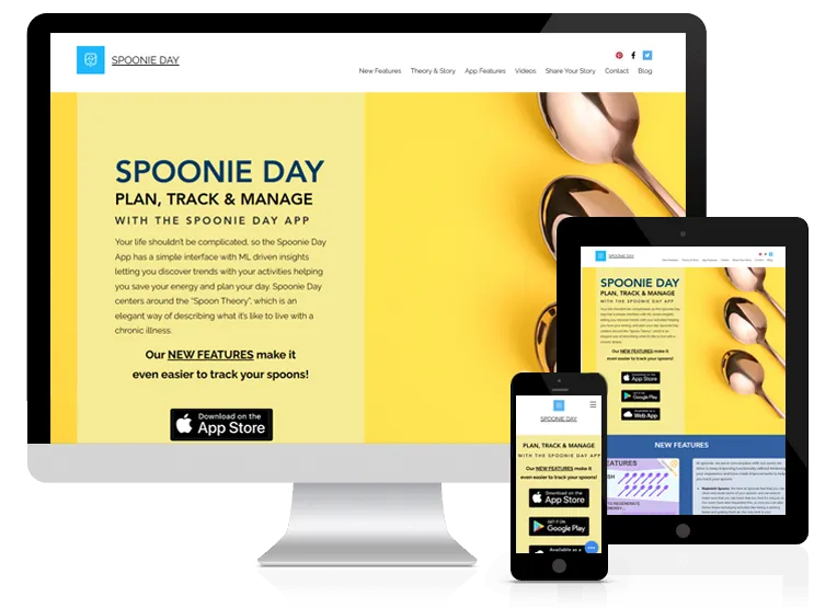 Spoonie Day Website Design